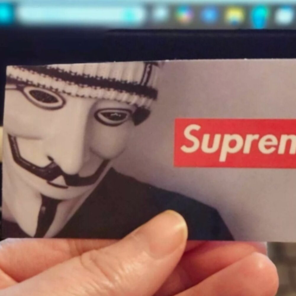 Supreme Vinyl Sticker